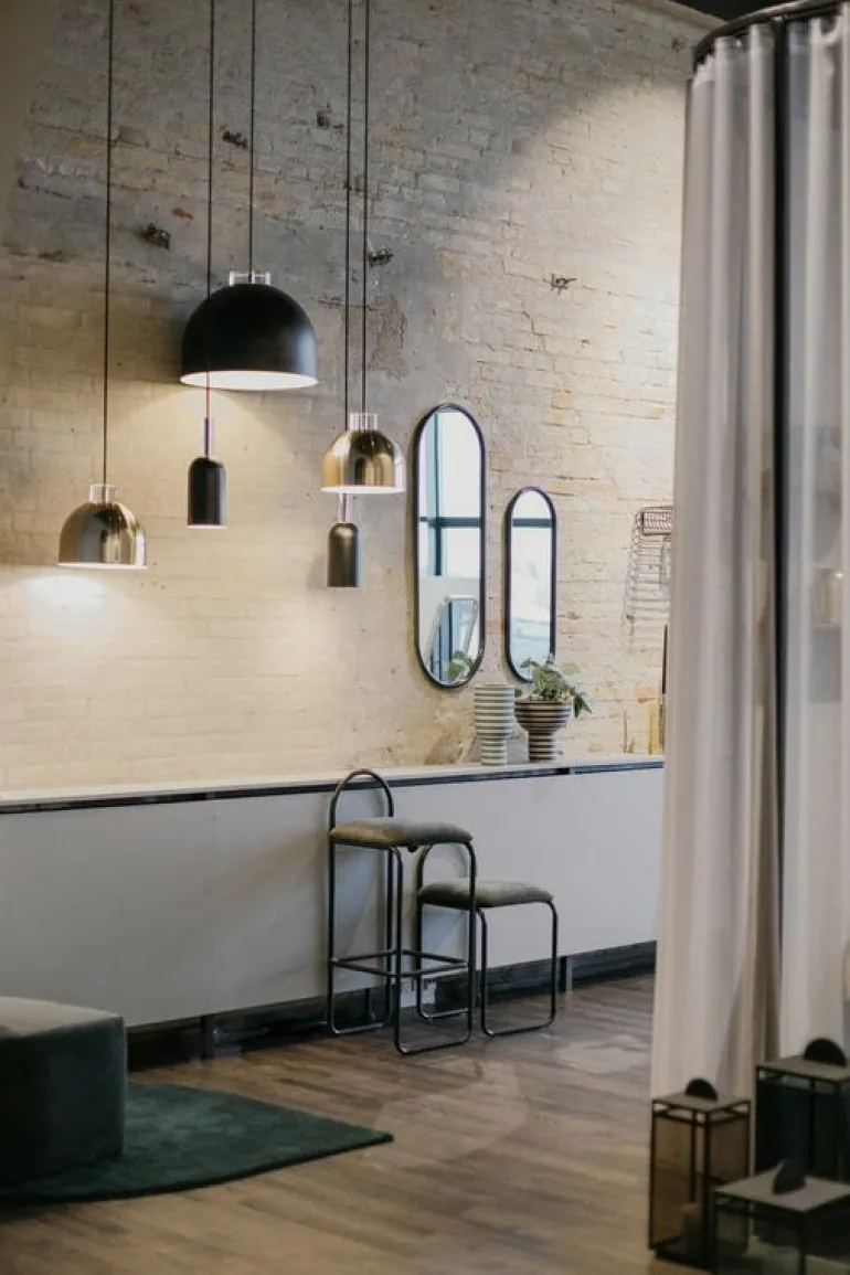 AYTM Angui spegel 78 x 29 cm, antracit