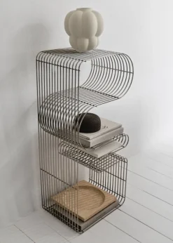 AYTM Curva bänk, silver