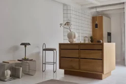 AYTM Curva bänk, silver