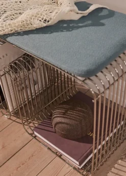 AYTM Curva bänk, silver