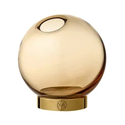 AYTM Globe vas, liten, bärnsten - guld