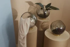 AYTM Globe vas, stor, grön - guld