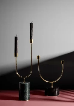 AYTM Grasil ljusstake, svart - guld