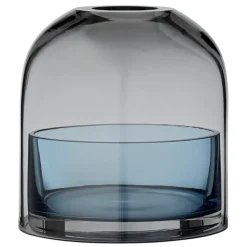 AYTM Tota värmeljuslykta, svart - blå