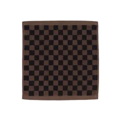 Baina Ansiktshandduk, Quill, 30 x 30 cm, tabac - noir