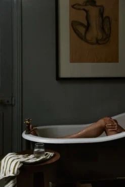 Baina Handduk, San Luis, 40 x 70 cm, kaprifol - krita