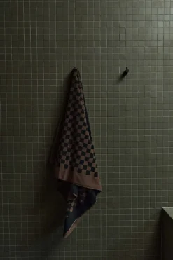 Baina Strandhandduk, Roman, 90 x 170 cm, tabac - noir