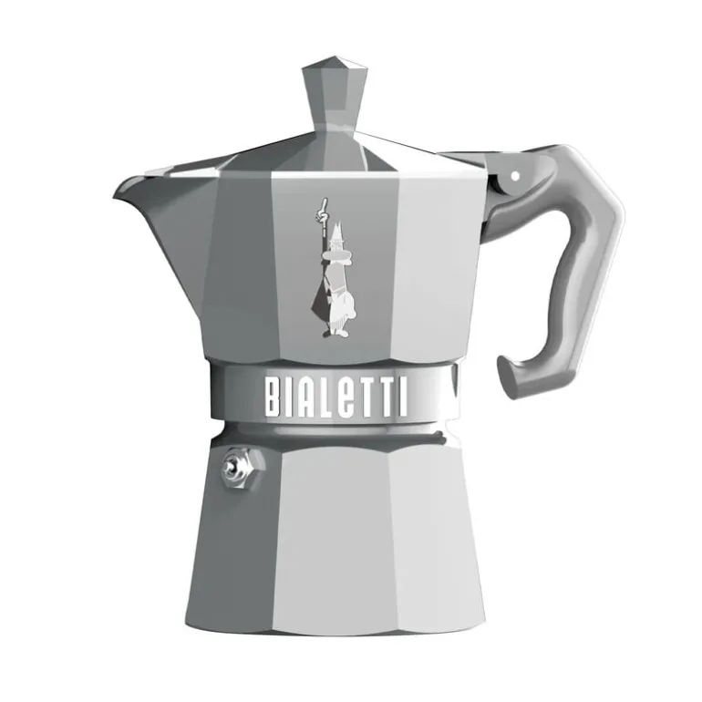 Bialetti Moka Exclusive espressobryggare, 3 koppar, silver