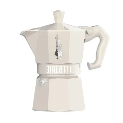 Bialetti Moka Exclusive espressobryggare, 3 koppar, kräm