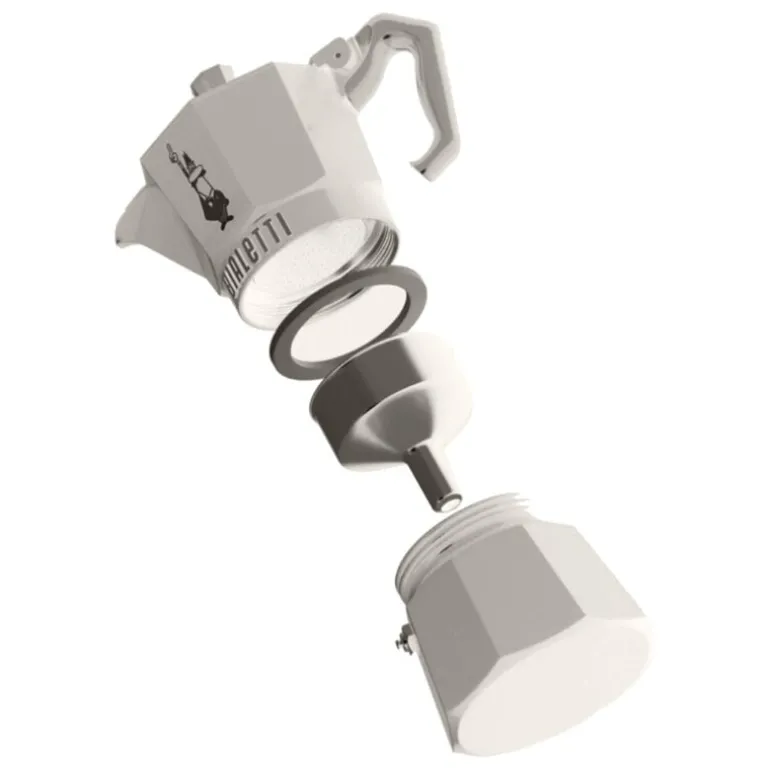 Bialetti Moka Exclusive espressobryggare, 3 koppar, kräm