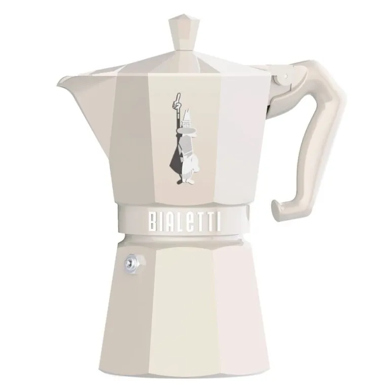 Bialetti Moka Exclusive espressobryggare, 6 koppar, kräm
