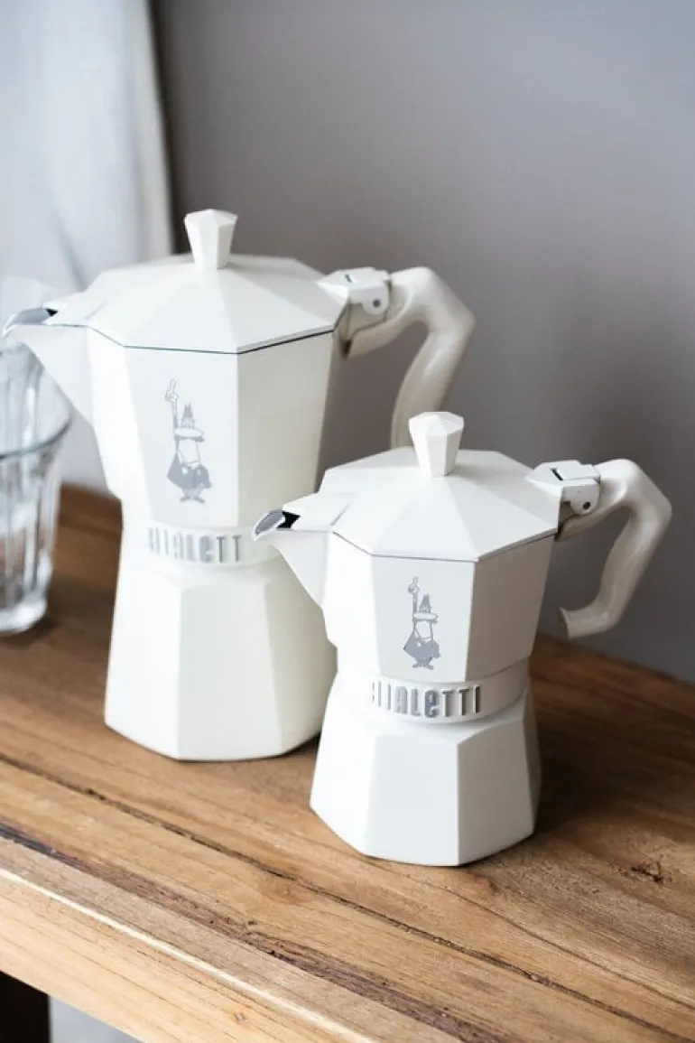 Bialetti Moka Exclusive espressobryggare, 6 koppar, kräm