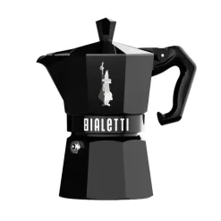 Bialetti Moka Exclusive espressobryggare, 3 koppar, svart