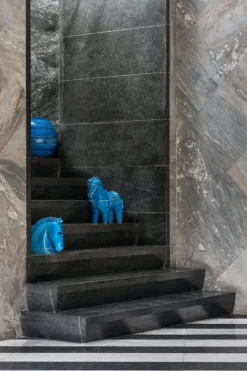 Bitossi Ball vas, medium, 23 cm, Rimini blå