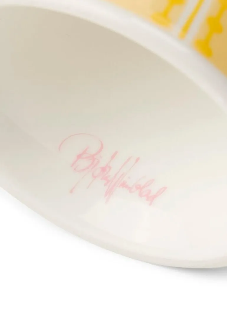 Bjørn Wiinblad Eva blomkruka med fot, 15,5 cm, rosa