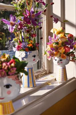 Bjørn Wiinblad Eva vas, 18,5 cm, blå