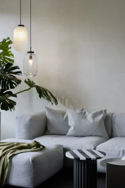 Bomma Lantern pendellampa, klar - svart