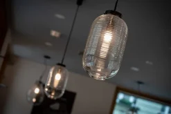 Bomma Lantern pendellampa, klar - svart