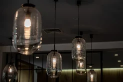 Bomma Lantern pendellampa, klar - svart