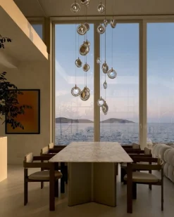 Bomma Lens Single pendel, klar - antracit