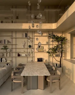 Bomma Lens Single pendel, klar - antracit