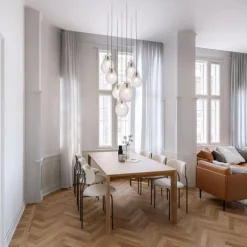 Bomma Soap pendel, liten, frostat