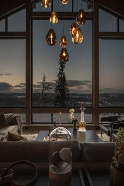 Bomma Soap pendel, liten, guld