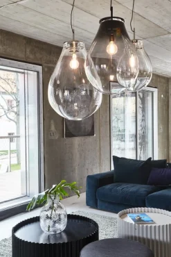 Bomma Tim pendel, liten, klar - silver