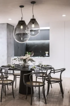 Bomma Tim pendel, liten, smoke - svart