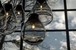 Bomma Tim pendel, medium, rök - svart