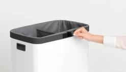Brabantia Bo Laundry Bin Hi tvättpåse, 2 x 45 l