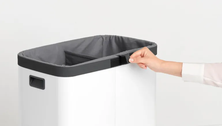 Brabantia Bo Laundry Bin Hi tvättpåse, 2 x 45 l