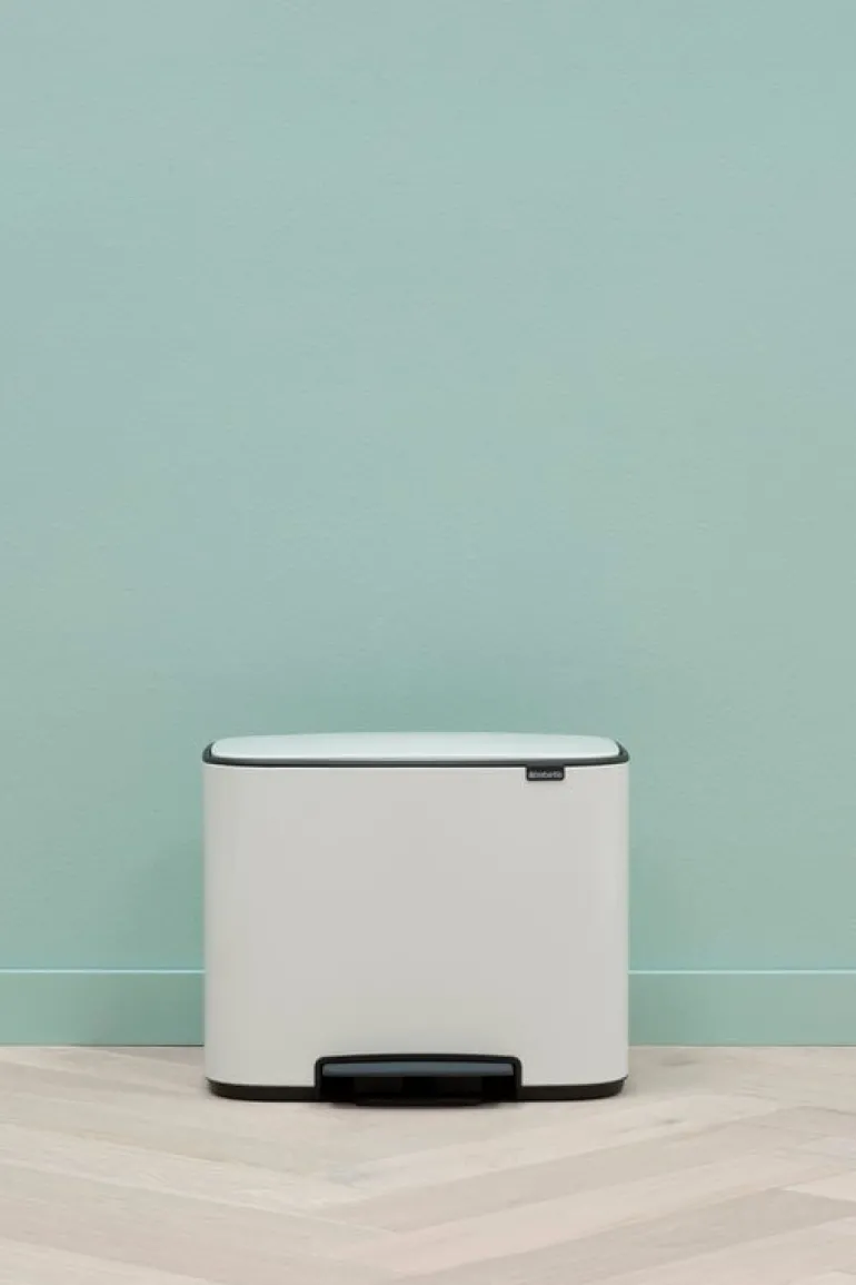 Brabantia Bo Pedal Bin 11 + 23 l, vit