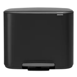 Brabantia Bo Pedal Bin 11 + 23 l, mattsvart