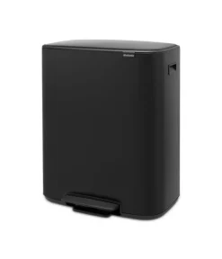 Brabantia Bo Pedal Bin soptunna med pedal, 60 l, mattsvart