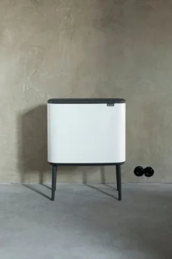 Brabantia Bo Touch Bin 11 + 23 l, vit