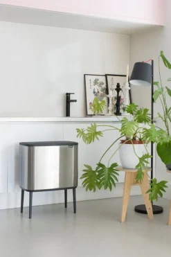 Brabantia Bo Touch Bin 11 + 23 l, matt stål