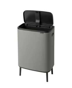 Brabantia Bo Touch Bin Hi soptunna, 60 L, Sense of Luxury, grå