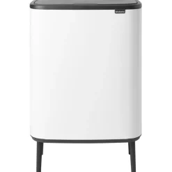 Brabantia Bo Touch Bin Hi, papperskorg, 2 x 30 l, vit
