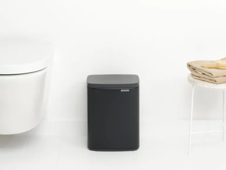 Brabantia Bo Waste Bin, 7 l, mattsvart