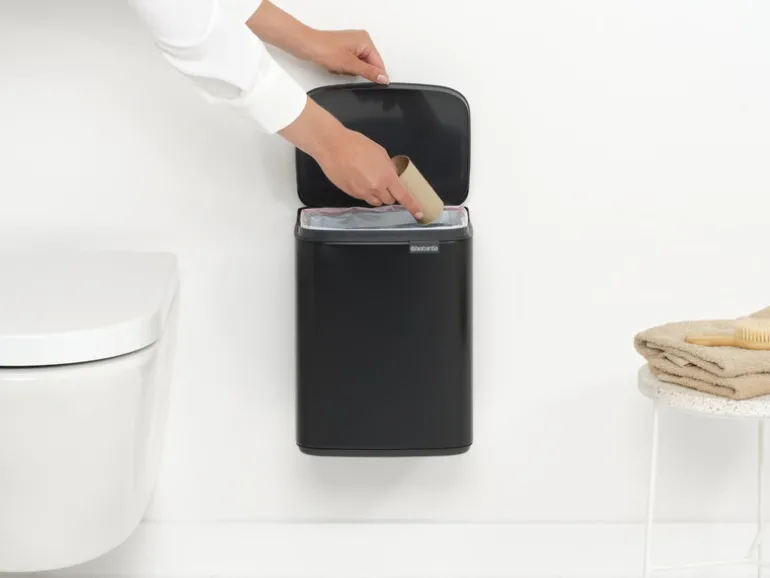 Brabantia Bo Waste Bin, 7 l, mattsvart