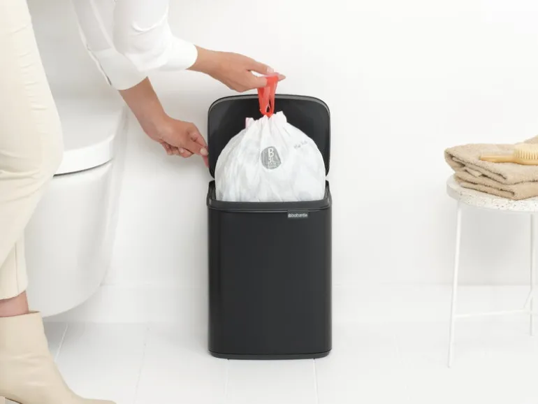 Brabantia Bo Waste Bin, 7 l, mattsvart
