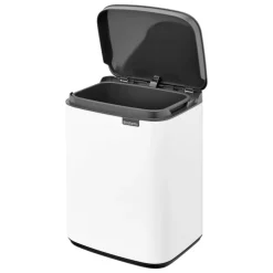 Brabantia Bo Waste Bin, 4 l, vit