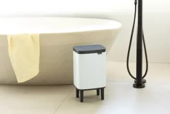 Brabantia Bo Waste Bin Hi, 7 l, vit