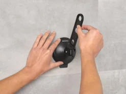 Brabantia Klädhängare med sugpropp, svart