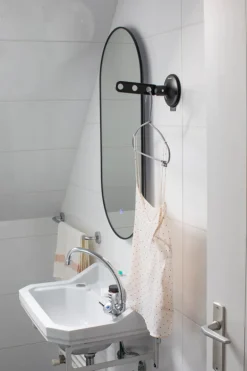 Brabantia Klädhängare med sugpropp, svart