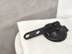 Brabantia Klädhängare med sugpropp, svart