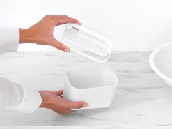Brabantia MindSet badrumsskräpbehållare, mineral fräsch vit