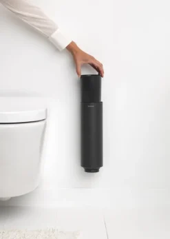 Brabantia MindSet toalettborste och hållare, silikon, mineral oändligt grå