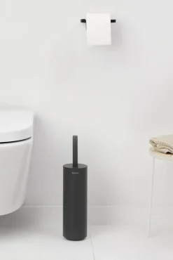 Brabantia MindSet toalettborste och hållare, silikon, mineral oändligt grå